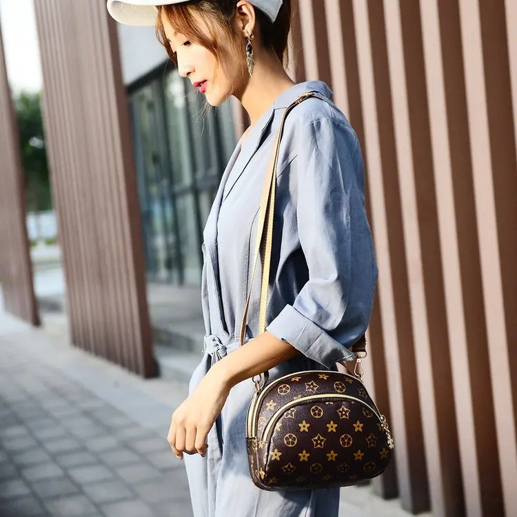 

Korean-style New Style-Style Multi-Purpose Double Pocket Women's Shoulder Cross-body Bag Casual Simple Hand Women's
