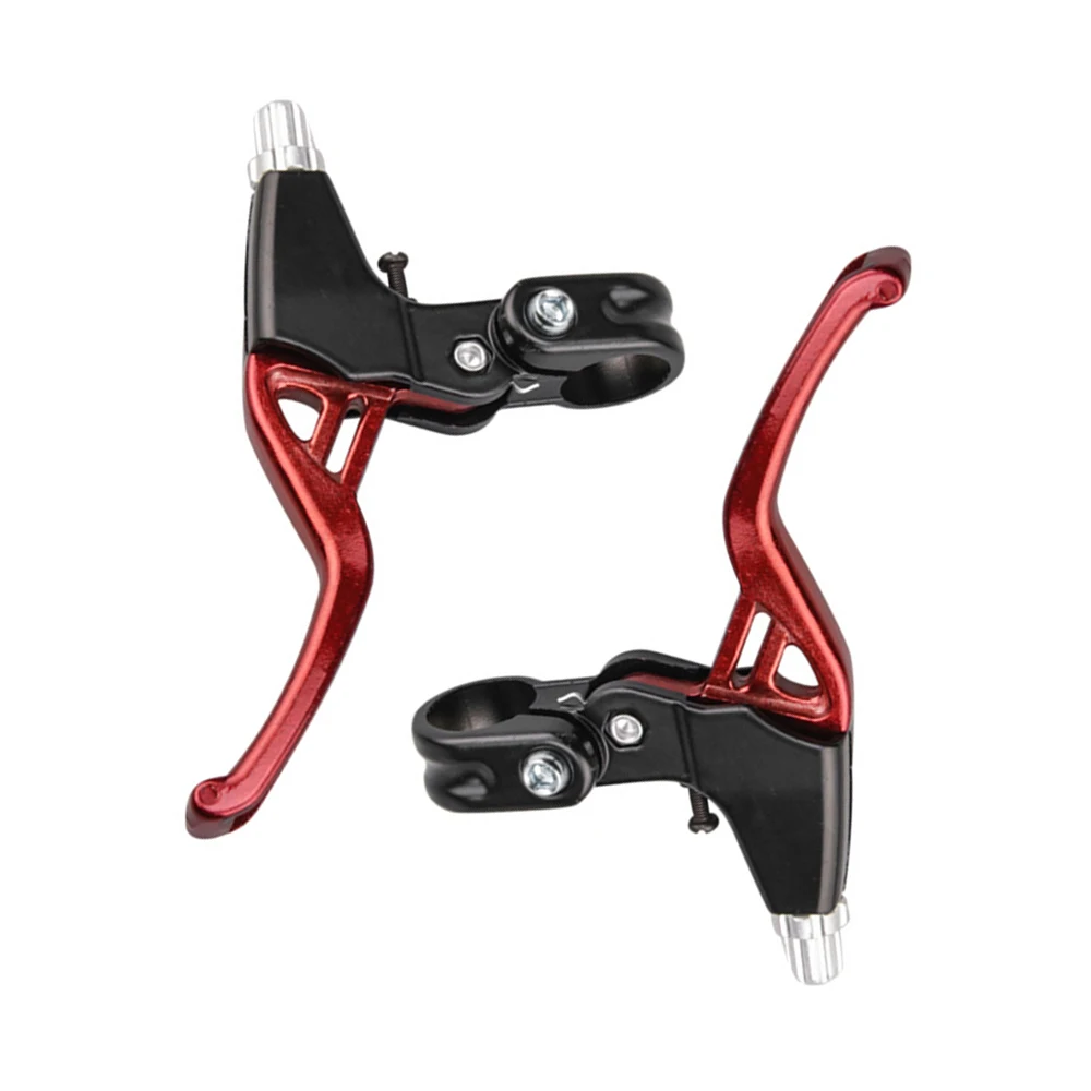 1 Pair Bicycle Brake Levers Aluminium Alloy Mountain Bike Cycling Brake Level Handles Bicycle Accessory 4 Colors Optional 