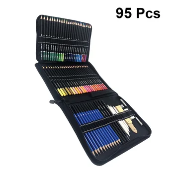 

1 Set Pencils Kit Stylish Colorful Fashion Creative Colored Pencil Charcoal Crayon Sharpener Cutter Extender