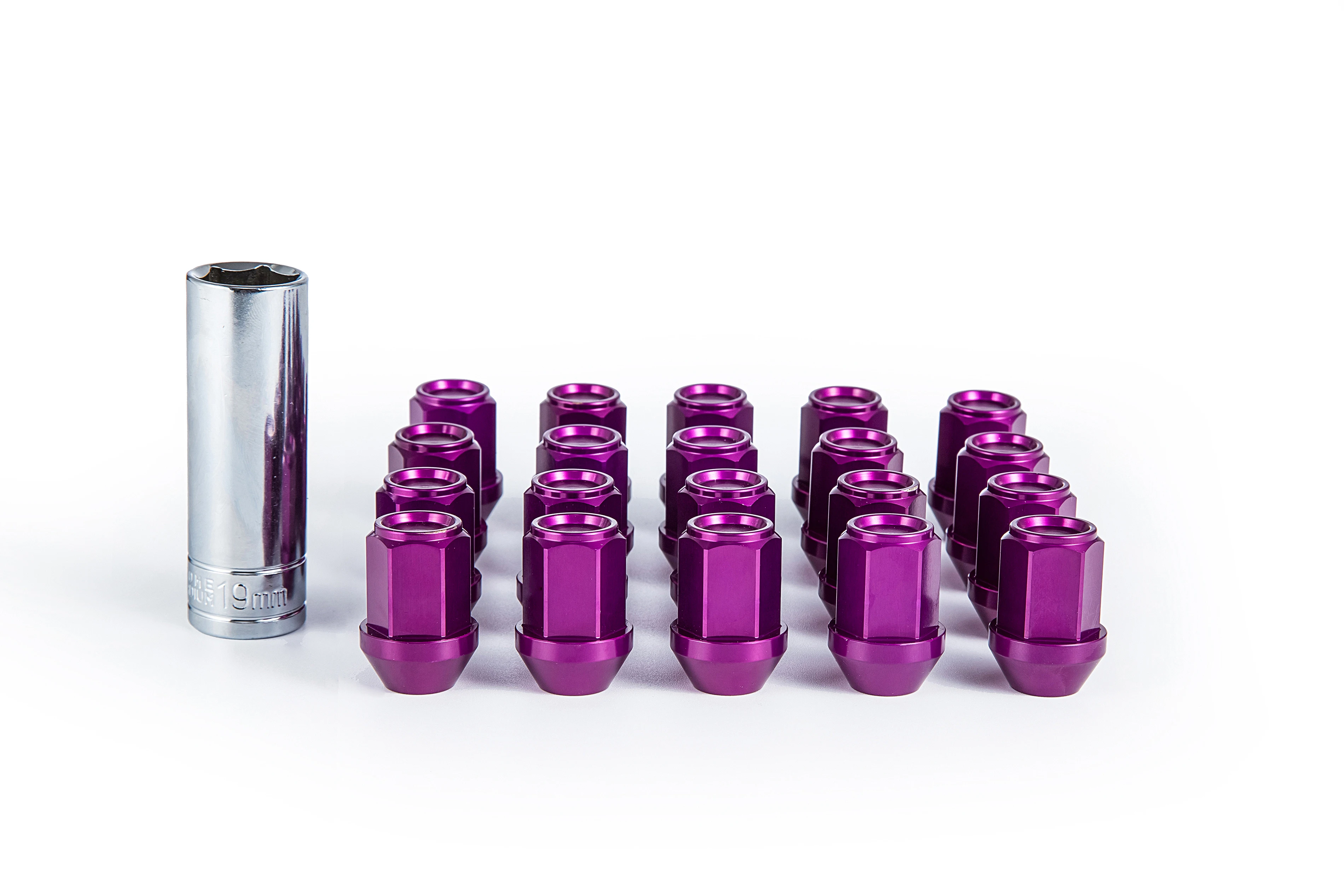 

20PCS Universal Automobile Aluminium Alloy Wheel Nut M12X1.25 M12 X1.5 M14 X1.5 Colorful Anodized Lug Nut Wheel Locking