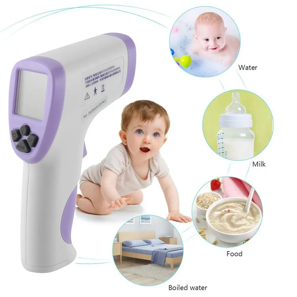 

2020 Hti HT-820D Handheld Infrared Thermometer High Precision Portable Thermometer Non-Contact Body Infrared Thermometer