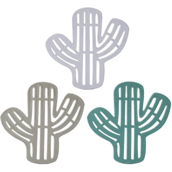 

1pcs Cactus Coaster Insulation Non-slip Coaster Flower Pot Mat Rack Kitchen Insulation Pad Cactus Coaster High Quality Hot