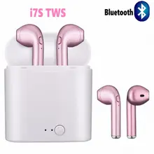 I7 i7s TWS наушники-вкладыши Bluetooth наушники Binau Беспроводная гарнитура наушники с микрофоном для iPhone Xiaomi samsung huawei LG