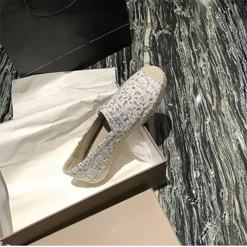 Schoenen Vrouw/весенние популярные женские балетки на платформе; повседневные неглубокие мокасины; женская обувь на плоской подошве; женская обувь; zapatos mujer; - Цвет: As Pics