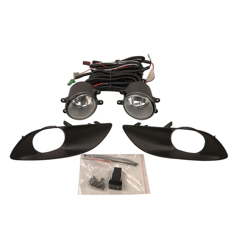 Suitable for Toyota VITZ HATCHBACK 2009 front bumper fog lamp with switch wire group frame bulb H11 12v 55w | Автомобили и