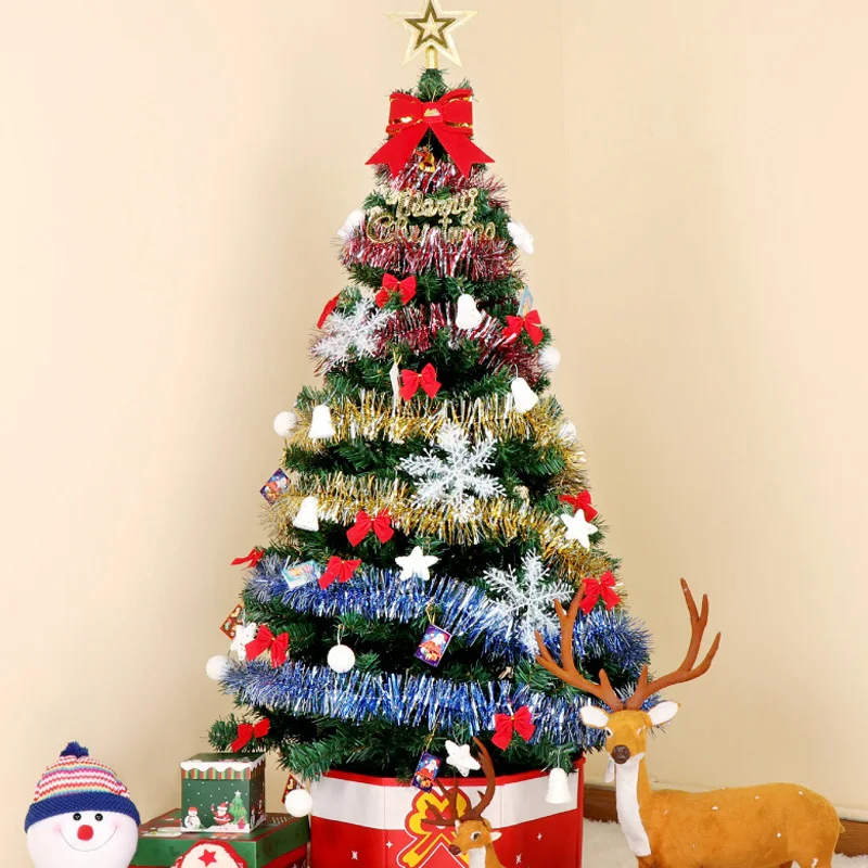 1,8 м шифрование искусственная Рождественская елка с железной основой новогодние подарки рождественские украшения для рождественских украшений