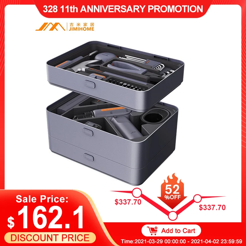 US $168.85 JIMI Multifunction X3ABC Jimi Box Layered Free Combination Common Tool Box For Hardware AllPurpose Household Kit