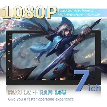 

Hot Sale Bluetooth Radio Wear-resistant 7168 Upgraded Version Android 9.1 Head Unit GPS WiFi Bluetooth Car Stereo Radio