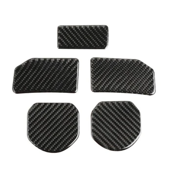 

For Jeep Wrangler JL 2018 2020 Gladiator JT Sticker Car Interior Water Cup Holder Carbon Fiber Coaster Decal