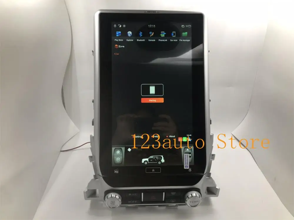 13 6 дюймовый вертикальный автомобильный DVD проигрыватель Tesla Style Android 9 0 с GPS