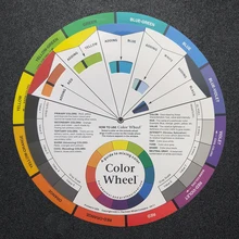 1 шт. Профессиональный пигмент для татуажа ногтей 12 цветов колеса бумажные карты Перманентный макияж аксессуары цветные колеса