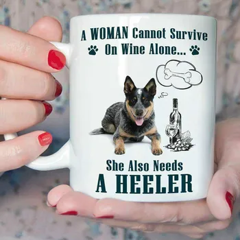 

A Woman Cannot Survive Funny Mug 11 Oz Coffee Mug