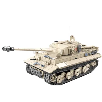1018Pcs DIY Military Theme Small Particle Building Block Model Set For Building Block Assembly Toys - Tiger Tank 131
1018Pcs DIY Military Theme Small Particle Building Block Model Set For Building Block Assembly Toys - Tiger Tank 131