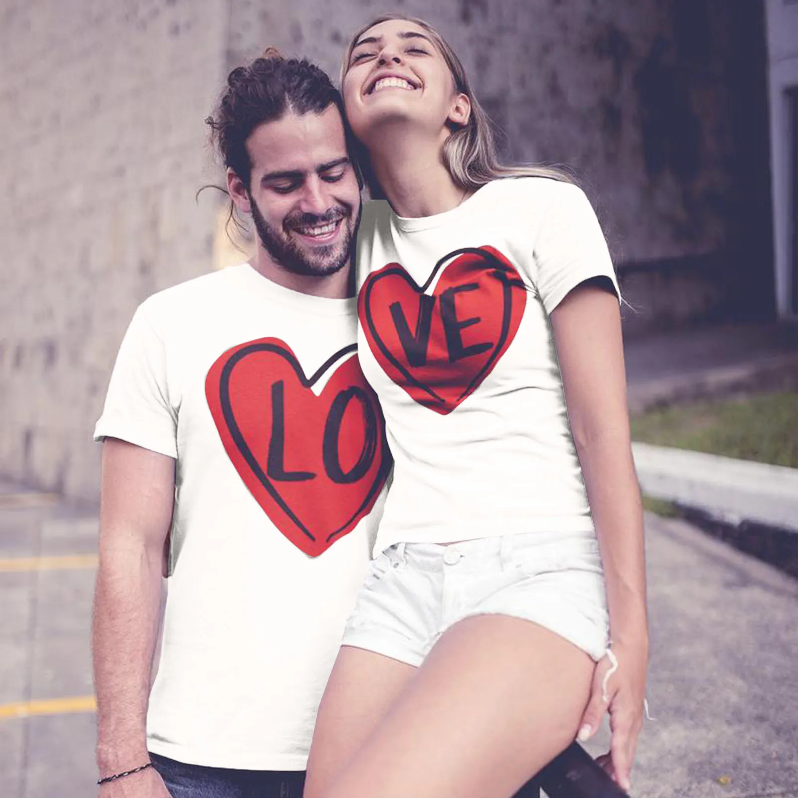 Fashion Blouse 2021 Womens Valentine's Day Letter Printed Short Sleeve Tops Blouse  blouses blusas mujer рубашка женская 1
