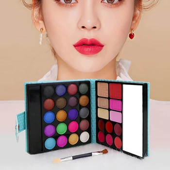 

32 Colors High Quality Eyeshadow Palette Eye Shadow Professional With Cosmetic Leather Case Pallete Maquillage Cosmetic