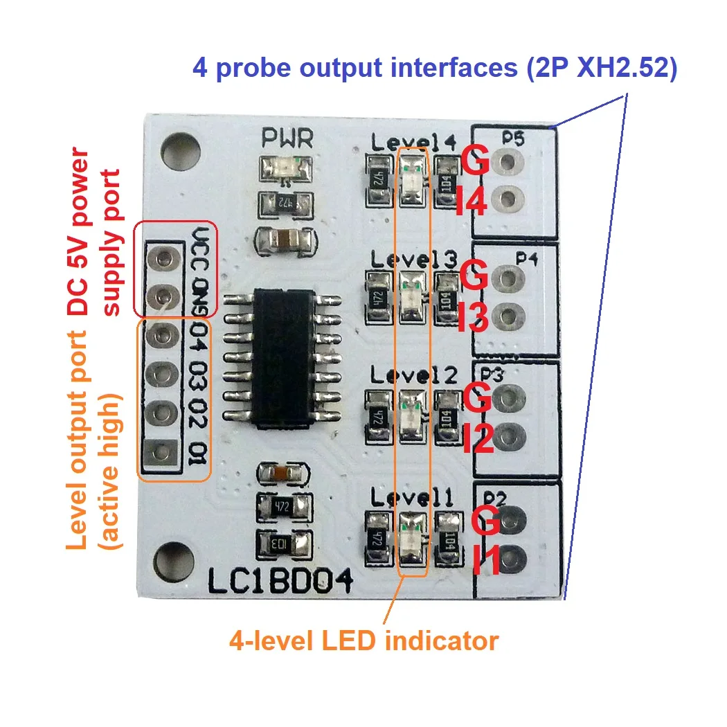 placa de indicador nivel liquido agua controlador 02