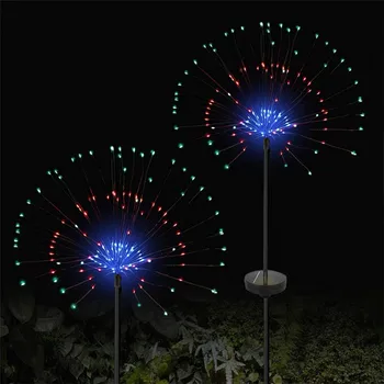 

Outdoor 150 LED Solar Fireworks Lights Waterproof Flash String Light For Lawn Garden Patio Christmas Wedding Holiday Decoration