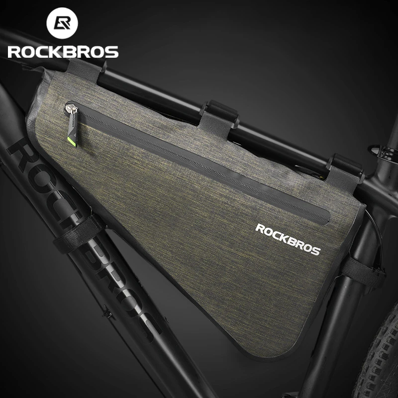 Pouch Bicycle-Bag Pannier-Accessories Road-Frame-Bag MTB Rockbros Bike Triangle Waterproof