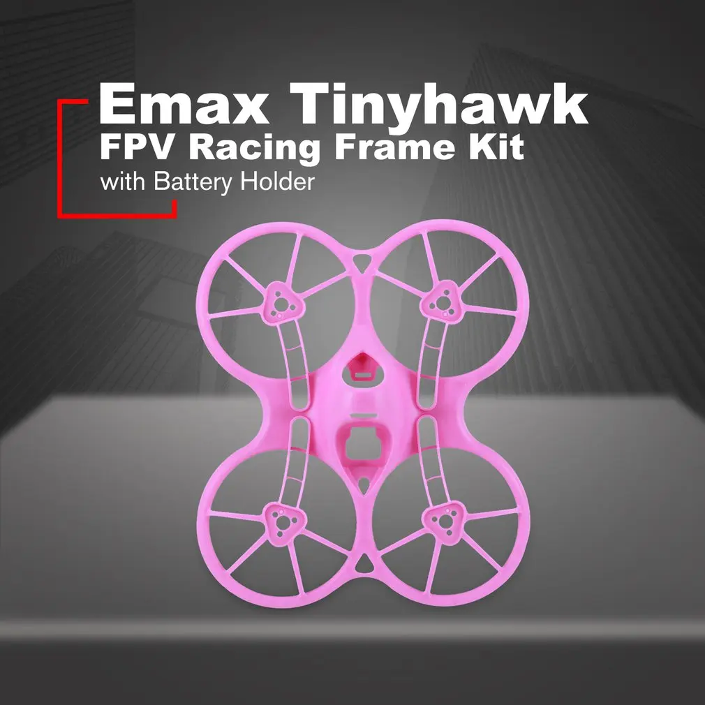Крытая часть для дрона пластиковая FPV Гоночная Рама Комплект для Tinyhawk с держателем батареи аксессуары часть для крытого FPV бесщеточная рама