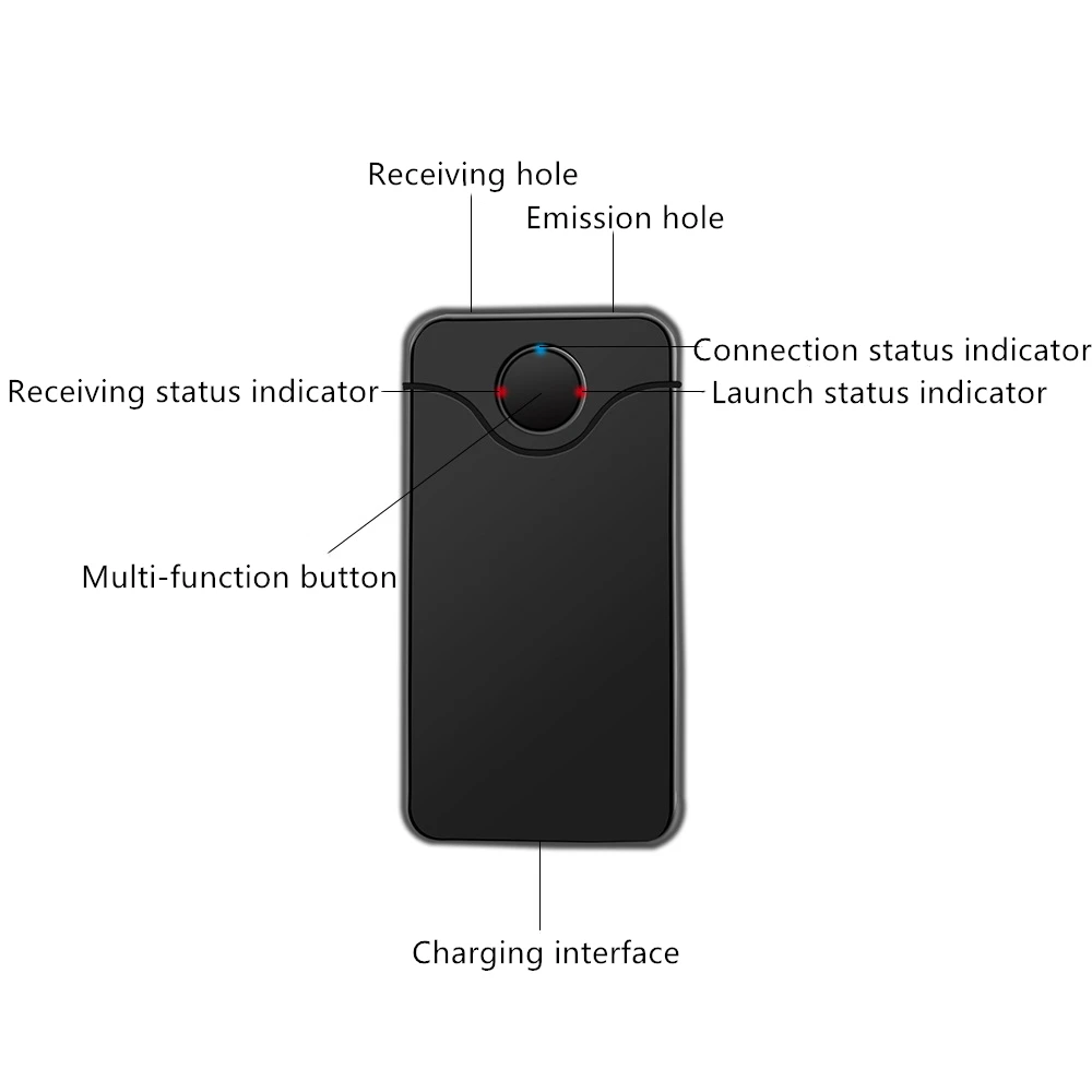 2-в-1 Беспроводной Bluetooth A2DP аудио приемник передатчик 3,5 мм AUX Jack Шум снижение стерео аудио без потерь музыку адаптер
