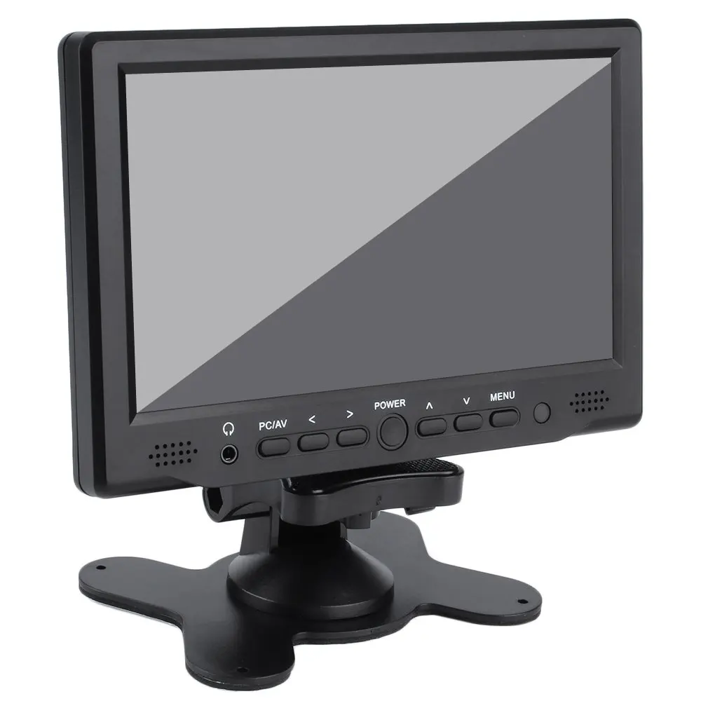 7 дюймов 800x480 TFT цветной lcd AV автомобильный монитор заднего вида HDMI VGA AV интерфейс для автомобиля DVD