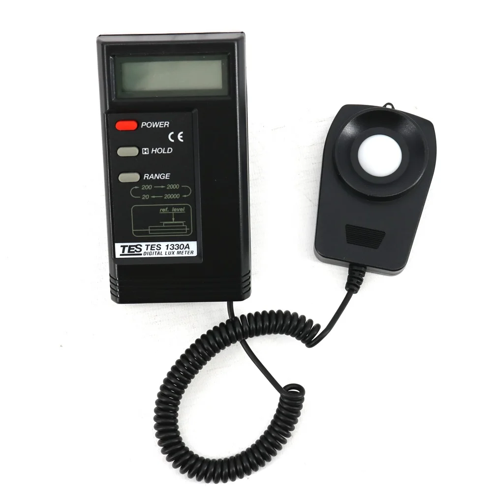 TES-1330A High Accuracy Digital Luminance Meter Light Meter Measuring Range:20/200/2000/20000 Cosine Angular Corrected.