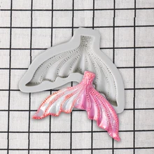 

Mermaid Tail Fondant Chocolate Silicone Mold Cake Decoration Baking Tools Handmade Soap Resin Art 3D Utensils YiLu0082