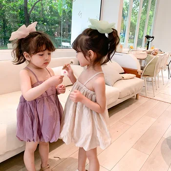 

2020 Hot Selling Baby Girls Vest Dress Fashion Kids Girls Dresses 1-7 Years