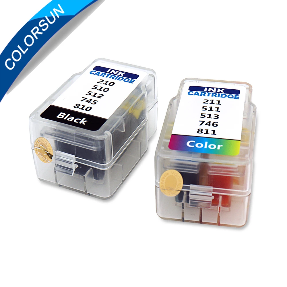 Картридж Colorsun для canon PG 510 CL 511 картридж 445 446 810 811 512 513 145 146 245 246 745 746 545 XL чернильный