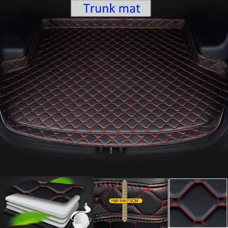 

Car High-side Waterproof Trunk Mat Modification Trunk Pat Protection For Toyota RAV4 RAV-4 2019 2020 Decorations