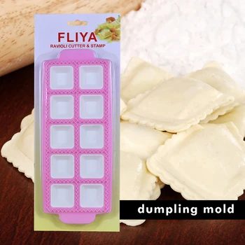 

Chocolate Candy Ravioli Dumpling Mold DIY Baking Fondant Cake Decorating Tool for Household Kitchen Helping Decor