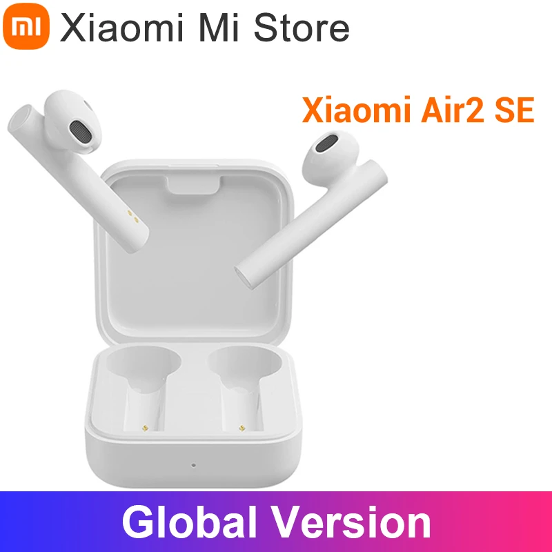 Xiaomi auriculares inalámbricos Mi Air 2 Se, AirDots pro 2 SE, 20 horas de  batería, táctiles|Auriculares y audífonos| - AliExpress