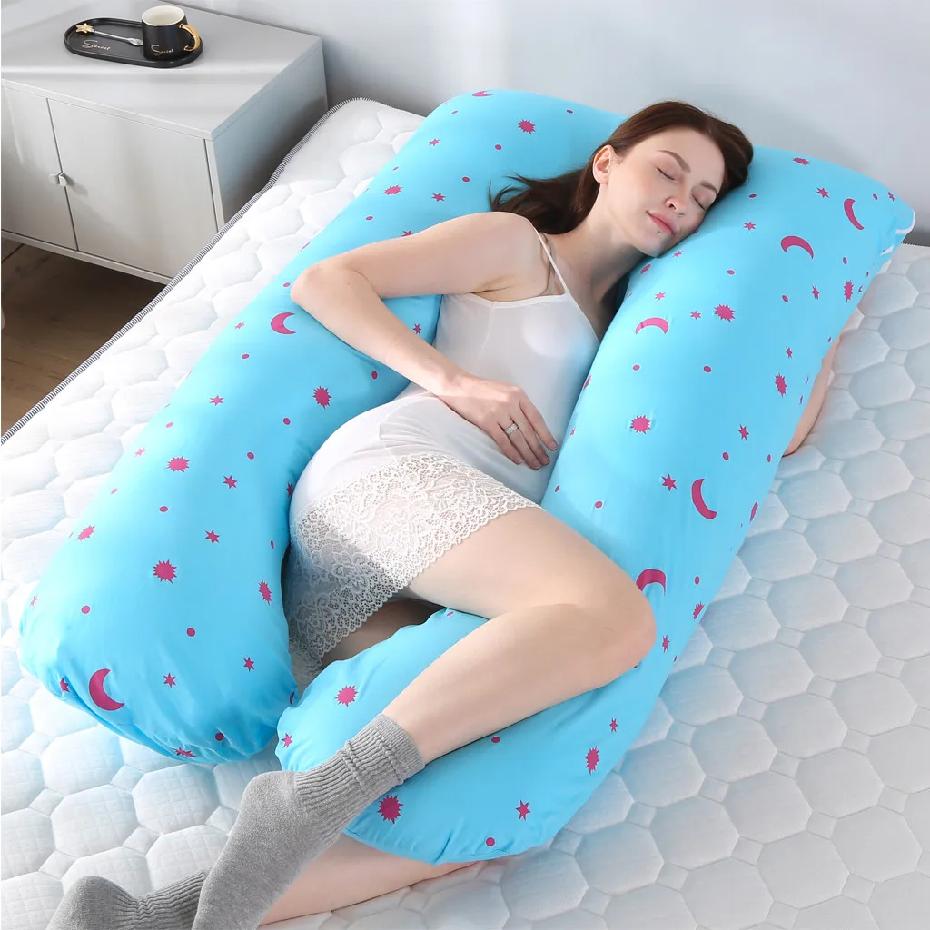 Беременная Женская Подушка для беременных Спящая u-образная подушка для живота u-образная подушка для ухода на талии подушка для сна 2 - Цвет: SB