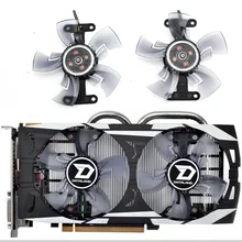 

2pcs 4pin DC 12V 0.35A GA91O2H graphics card fan for Dataland R9 270 2G R9 380 4G graphics card cooling fan VGA cooling fan