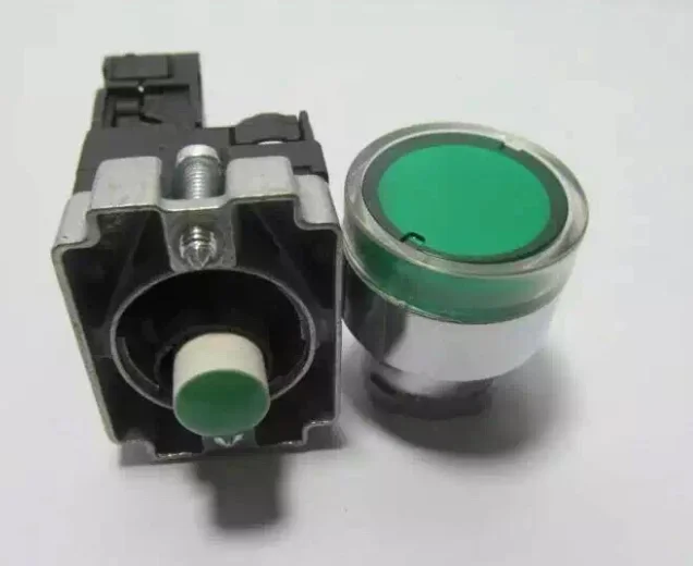 

Original authentic metal green button with light XB2BW33M1C ZB2BW33C+ZB2BWB31C AC220V