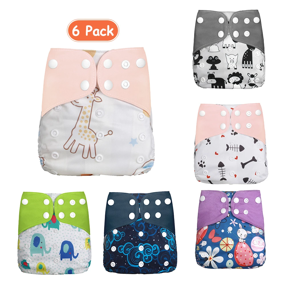 Newly Reusable Baby Infant Nappy Cloth Diapers Soft Covers Washable Adjustable Newly Reusable Baby Infant Nappy Cloth Diapers Soft Covers Washable Adjustable