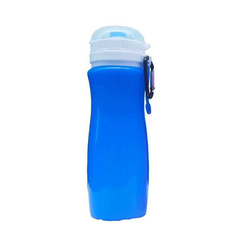 

New 450ML creative folding collapsible silicone beverage bottle water sports camping travel bicycle bottle