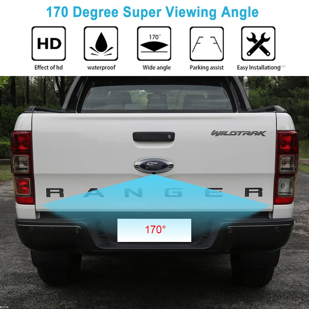 

High Quality Side View Camera for Ford Ranger T6 T7 T8 XLT 2012-2019 Front System Reverse Car Rear Camera Switch Parking Pickup