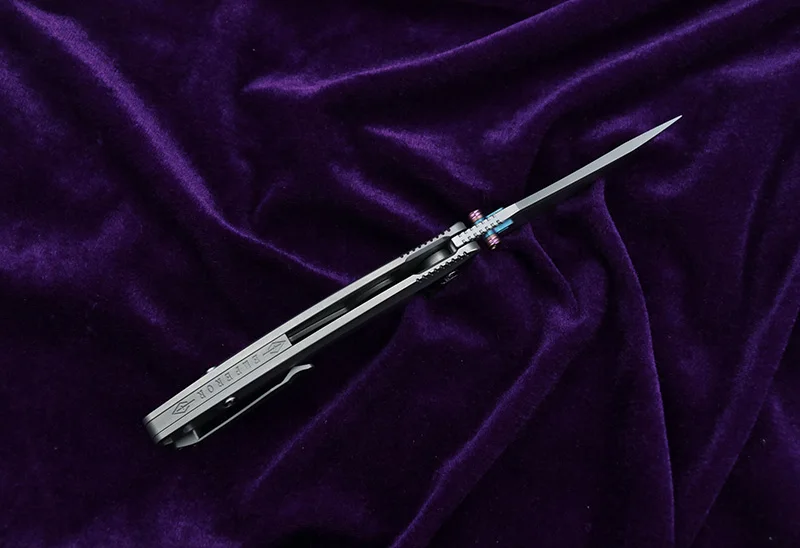 CH император Флип складной нож S35VN лезвие шарикоподшипник шайба титановая ручка кемпинг открытый фрукты Карманные Ножи EDC инструменты