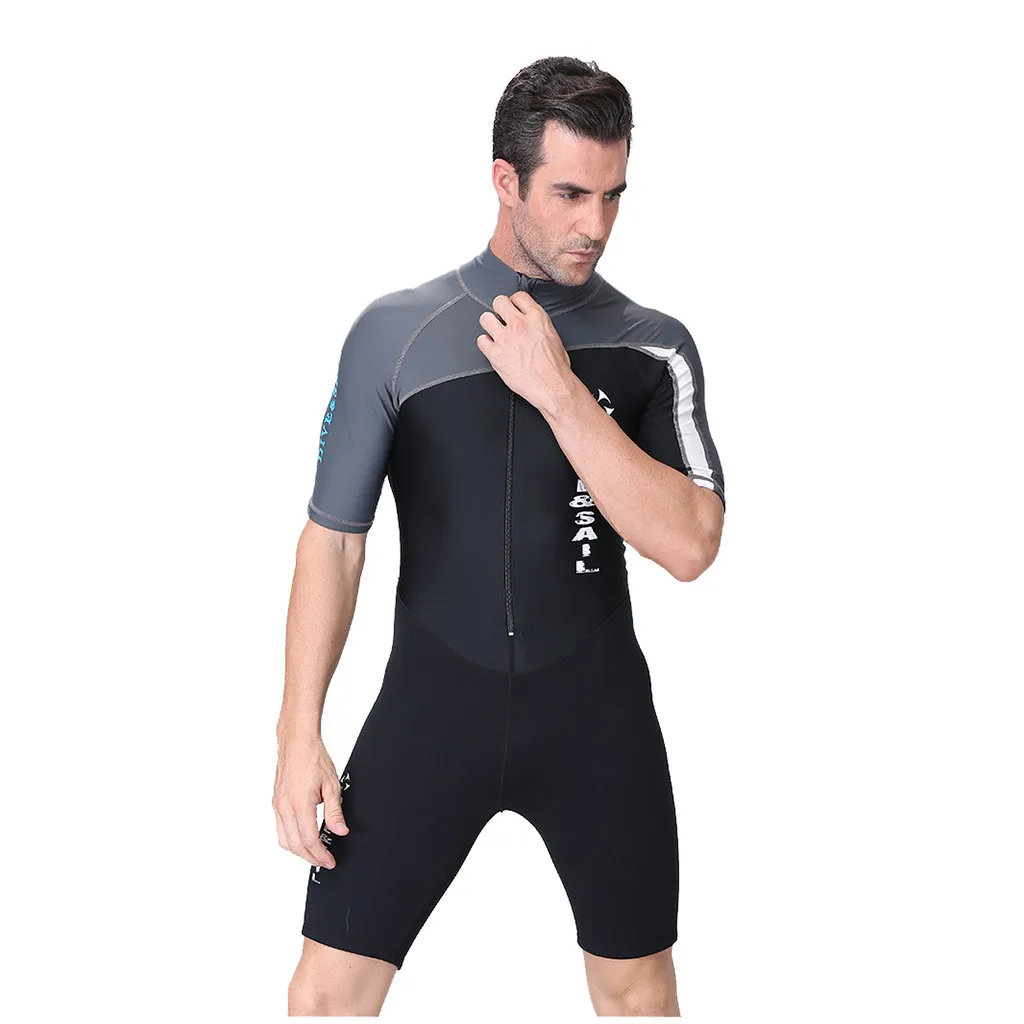 Гидрокостюм для мужчин, гидрокостюм для серфинга дайвинга, гидрокостюм из неопрена с высокой эластичностью, Быстросохнущий костюм, одежда для подводного плавания 724