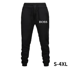 

2022 men's elastic waist solid color sports trousers casual big pocket polyester brazing fabric autumn and winter fitness pants