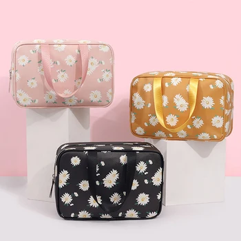 

Women Travel Organizer Bag Large Capacity Cosmetic Storage Pouch Professinal Beautician Toiletry Arrange Package Household Item
