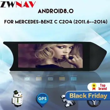 

4GB RAM Android 8.0 Car multimedia player GPS Navigation Headunit For Mercedes-Benz c c204 2011-2014 car dvd radio Autostereo