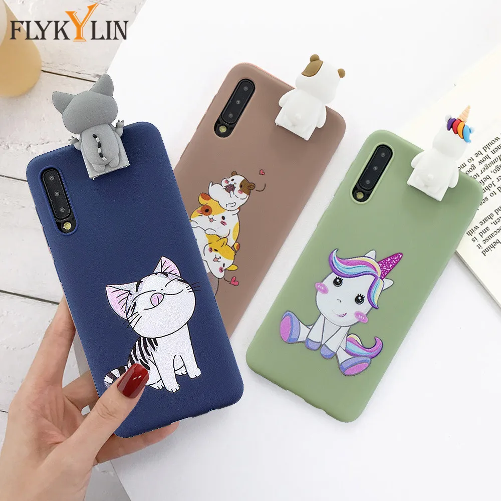 Мягкий силиконовый чехол с мультяшным рисунком для Samsung A50 A70 A10 A30 A40 A10S A20S A20E A5 2017 A6
