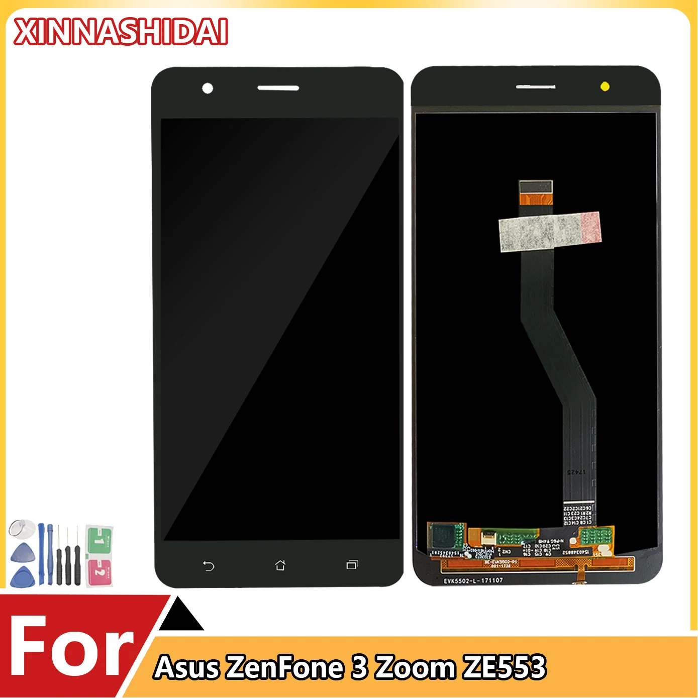 ЖК-дисплей для Asus ZenFone 3 Zoom ZE553KL ZE553 Z01HDA с сенсорным экраном и дигитайзером в сборе