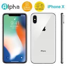Apple A11 Bionic Used iPhone X 3GB 256GB Nfc Usb-Pd Wireless Charging Hexa Core Face Recognition