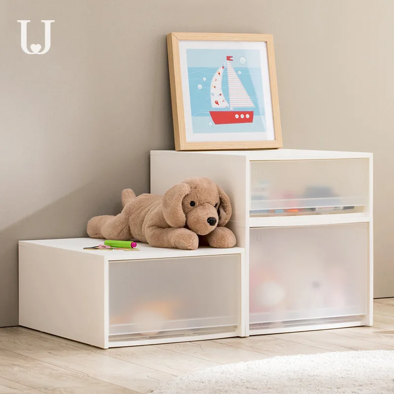 

Jordanjudy Drawer-type Storage Box Simple Combination Storage Boxed Clothes Blanket Stackable Storage Box Sub-