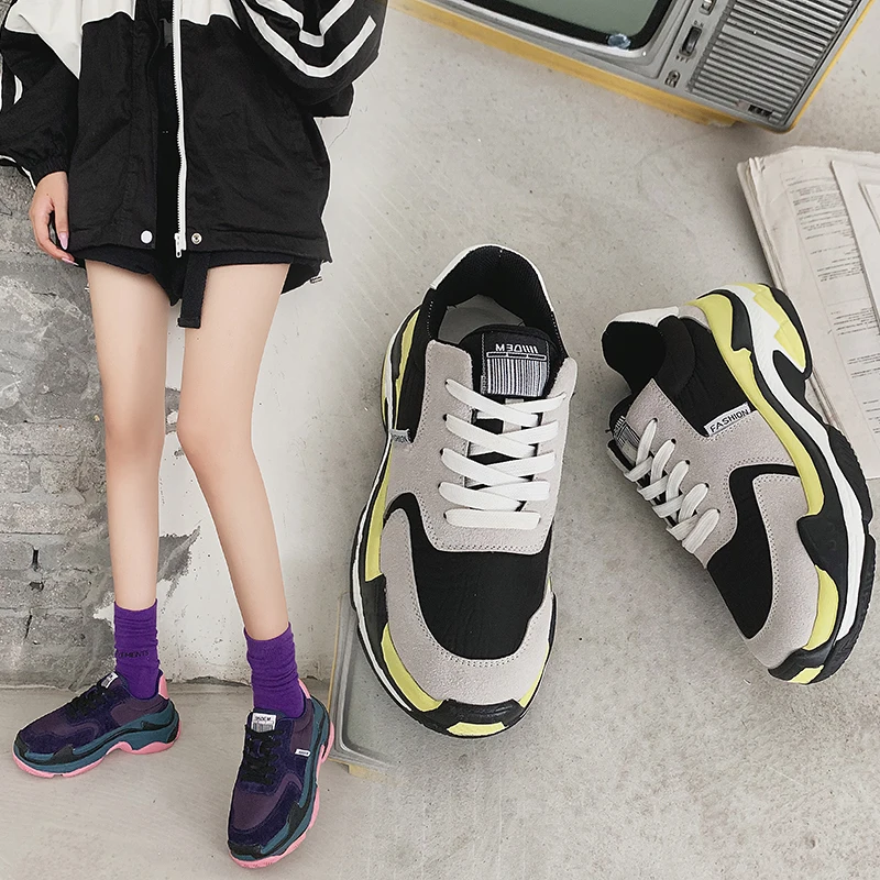 

YRRFUOT Fashion Shoes For Women Flyknit Brand Rubber Woman Shoes Loafers New Zapatillas Mujer 2019 Women Casual Shoes Air Mesh