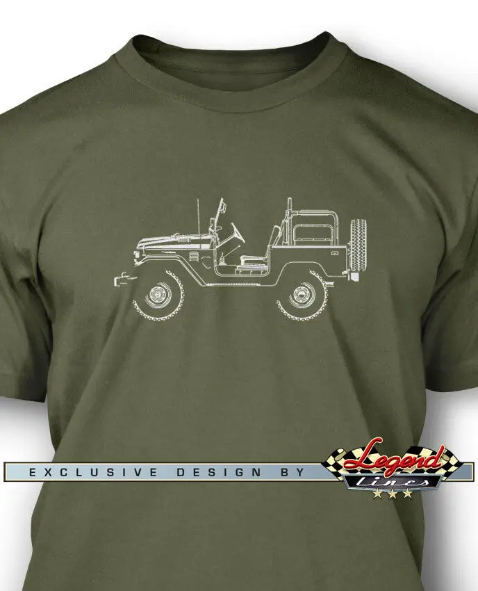 

Toyota BJ40 FJ40 Land Cruiser Top Off T-Shirt For Men - Multiple Colors & Sizes
