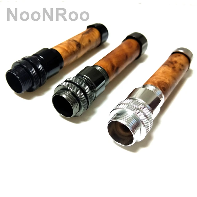 NooNRoo Down Locking Wood Reel Seat Fly Fishing Rod Building DIY Repair  Components For Fishing Rod